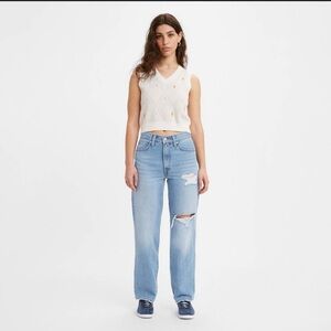 Levi’s Women’s 94 Baggy Jeans Size 27 2000 and Late - Blue